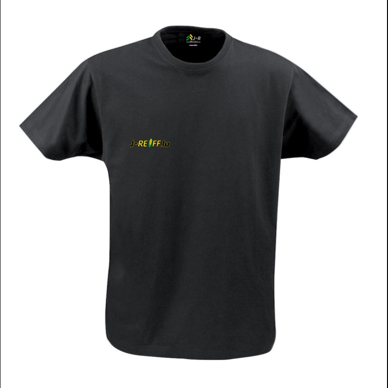 T-Shirt mit Logo in schwarz S